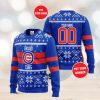 Cat Christmas Catfeine Cat And Coffee Christmas Ugly Sweater 3D For Men And Women