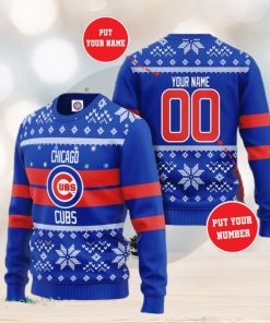 Chicago Cubs Football Team Logo Custom Name Christmas Gift All