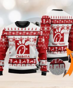 Personalized Chick fil A Ugly Custom Name Ugly Gift Christmas 3D Sweater For Men And Women