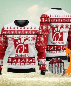 Personalized Chick fil A Ugly Custom Name Ugly Gift Christmas 3D Sweater For Men And Women