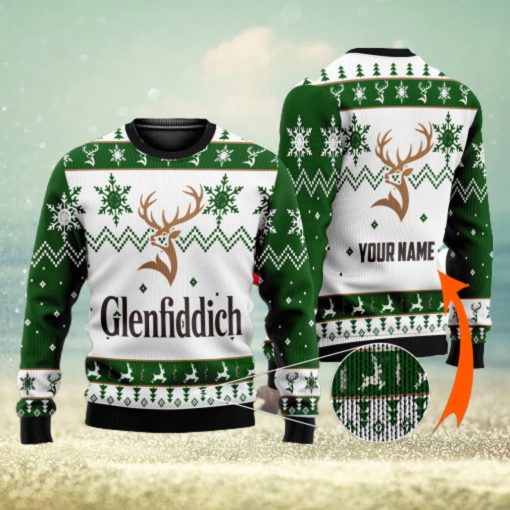 Personalized Glenfiddich Ugly Custom Name Shirt Ugly Gift Christmas 3D Sweater For Men And Women