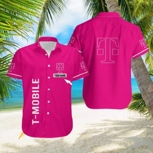 Personalized Hawaiian Shirt T Mobile Pink Trending Summer Gift For Men And Women hawaiian shirt