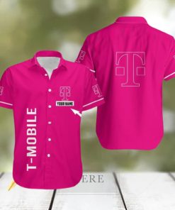 Personalized Hawaiian Shirt T Mobile Pink Trending Summer Gift For Men And Women hawaiian shirt