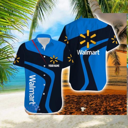 Personalized Hawaiian Shirt Walmart Blue V1 Trending Summer Gift For Men And Women hawaiian shirt