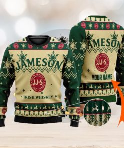 Personalized Jameson Irish Whiskey Ugly Custom Ugly Gift Christmas 3D Sweater For Men And Women