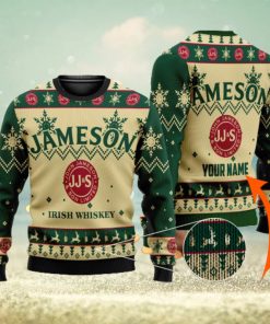 Personalized Jameson Irish Whiskey Ugly Custom Ugly Gift Christmas 3D Sweater For Men And Women