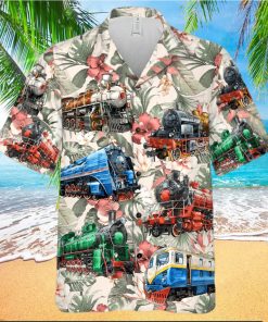 Personalized Model Train Hawaiian Shirt