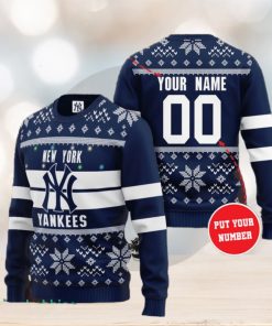 Personalized New York Yankees MLB Ugly Sweater 3D Gift For Men And Women