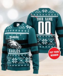 Personalized Philadelphia Eagles NFL Ugly Sweater 3D Gift For Men And Women