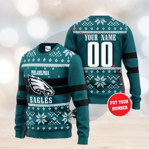 Personalized Philadelphia Eagles NFL Ugly Sweater 3D Gift For Men And Women