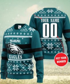 Personalized Philadelphia Eagles NFL Ugly Sweater 3D Gift For Men And Women