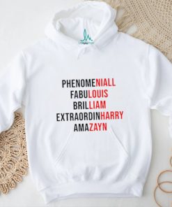 Phenomeniall fabulouis brilliam extraordinHarry amazayn one direction shirt