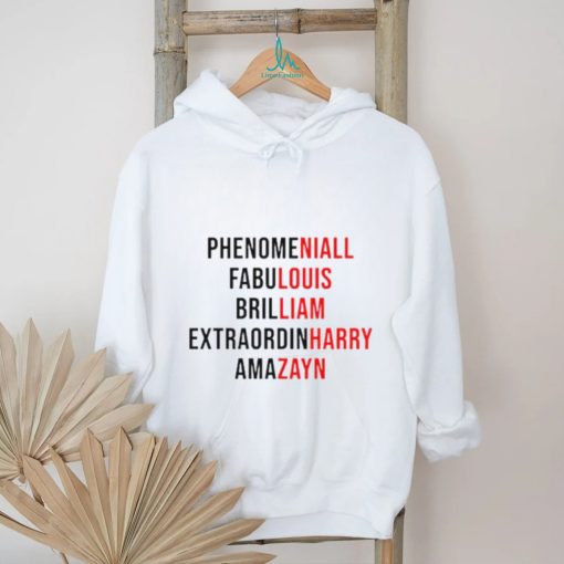 Phenomeniall fabulouis brilliam extraordinHarry amazayn one direction shirt