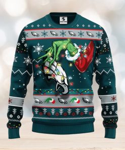 Philadelphia Eagles Grinch Christmas Ugly Sweater