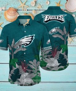 Philadelphia Eagles NFL Flower Full Printing Hawaiian Shirt