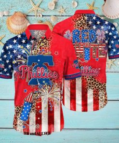 Philadelphia Phillies MLB Independence Day Unisex All Over Print Hawaiian Shirt