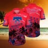 Texas Flag Team Roping Flower Hawaiian Shirts