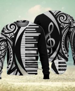 Piano Keybroad Music Cool Trending 3D Full Print Ugly Sweater Christmas Gift Sweater