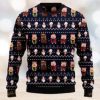 Mexican Ancient Aztec Warrior Skull 3D Full Print Ugly Sweater Christmas Gift Sweater