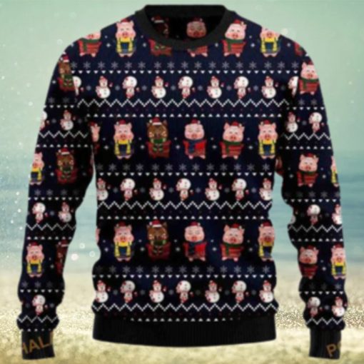 Pigs Cute All Over Printed Funny Ugly Sweater