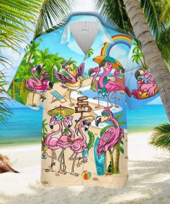 Pink Flamingo 3D Full Print 2023 Beach Party Hawaiian Shirt Summer Gift For Men And Women ggHD3wgyr