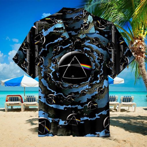 Pink Floyd Dark Side of the Moon Unisex Hawaiian Shirt