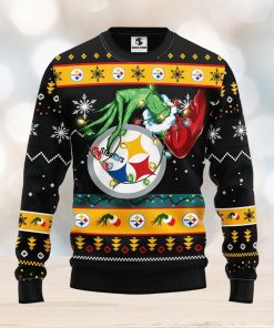 Pittsburgh Steelers Grinch Christmas Ugly Sweater