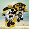 Pittsburgh Steelers Hawaiian Shirt Mickey Graphic