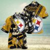 Mickey And Floral Pittsburgh Steelers NFL Summer Hawaiian Shirt