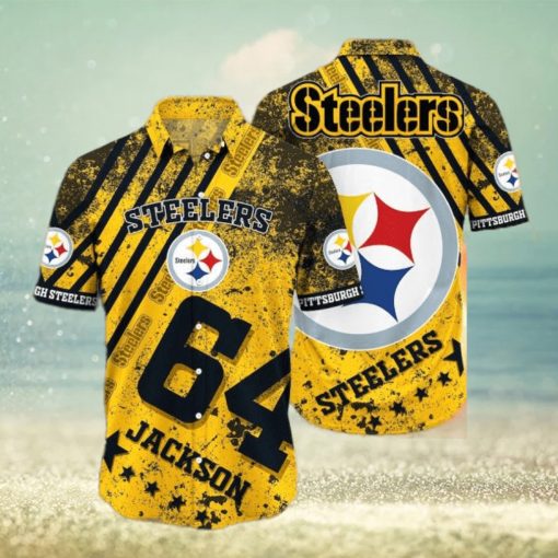 Pittsburgh Steelers Nfl Custom Hawaiian Shirt   Short  T Shirt Hawaiian Pattern Print