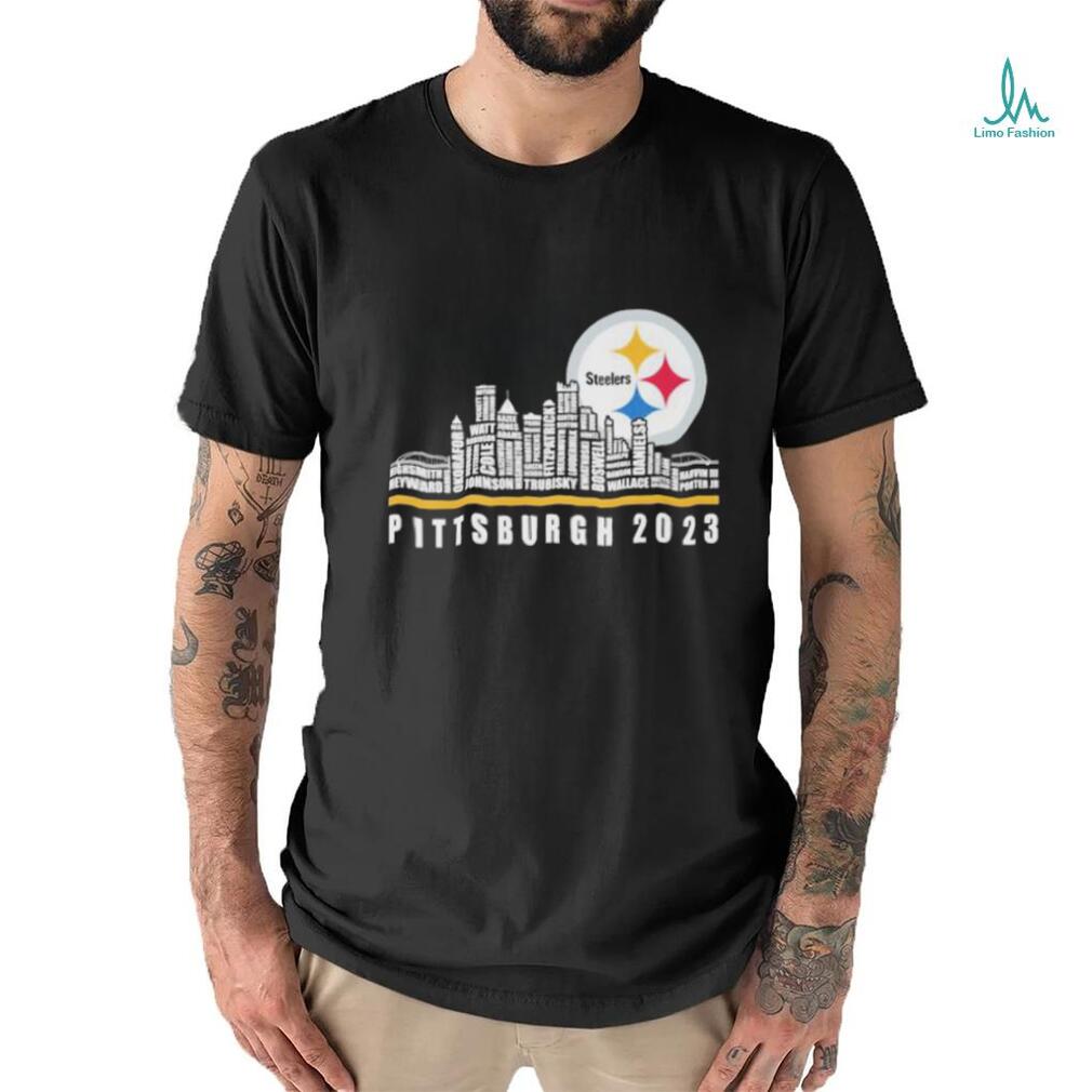 NEW FASHION 2023 Pittsburgh Steelers T-shirts lightning graphic gift for men