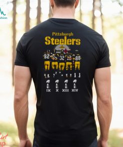 Pittsburgh Steelers Stallworth Greene Harris Bradshaw Swann Signatures 2023 Shirt