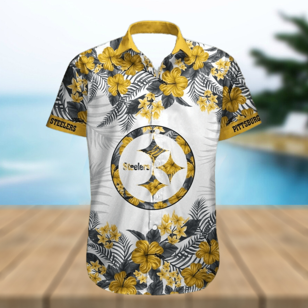 Beach Shirt NFL Pittsburgh Steelers Tropical Hawaiian Shirt 