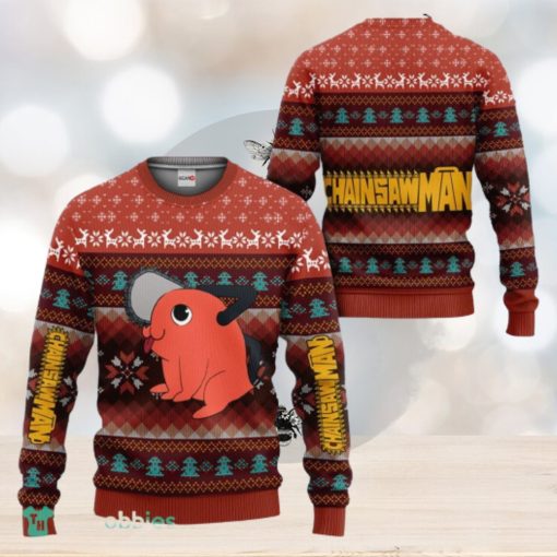 Pochita Ugly Christmas Sweater 3D Gift For Men And Women