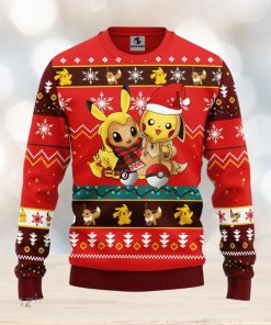 Pokemon Cute Noel Mc Ugly Christmas Sweater Red 1 Amazing Gift Men And Women Christmas Gift