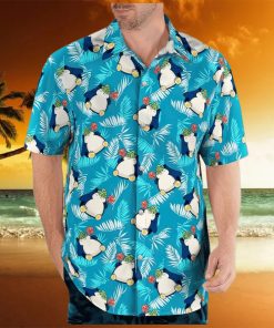 Pokemon Hawaiian Shirts Snorlax Hawaiian Shirt And Shorts NEW Mens Pokưmon Button Up Hawaiian Shirt