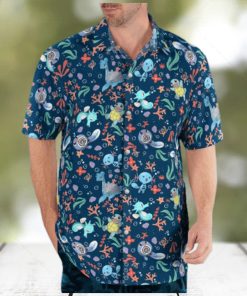 Pokemon Water Type Ocean Pattern Hawaiian Shirt