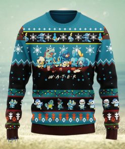 Pokemon Water Ugly Christmas Sweater Anime Men And Women Christmas Gift