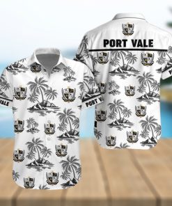 Port Vale Button Up Shirt Hawaiian Shirt