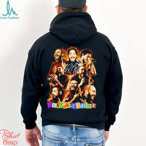Post Malone signature shirt topaz enhance faceai shirt