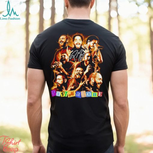 Post Malone signature shirt topaz enhance faceai shirt