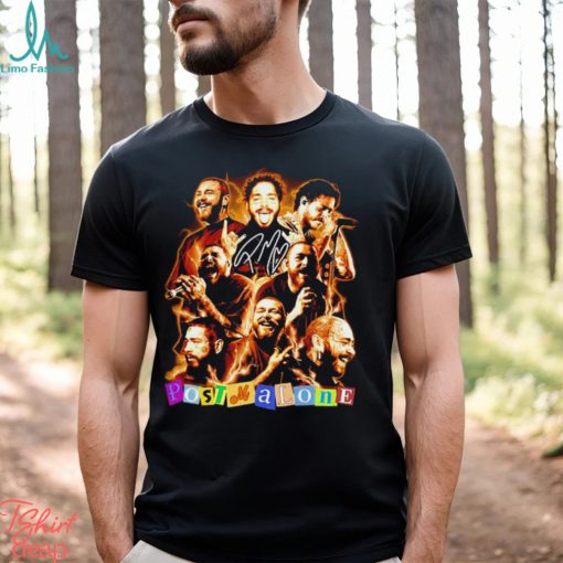 Post Malone signature shirt topaz enhance faceai shirt