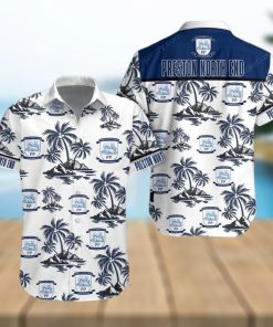 Preston North End F C Button Up Shirt Hawaiian Shirt