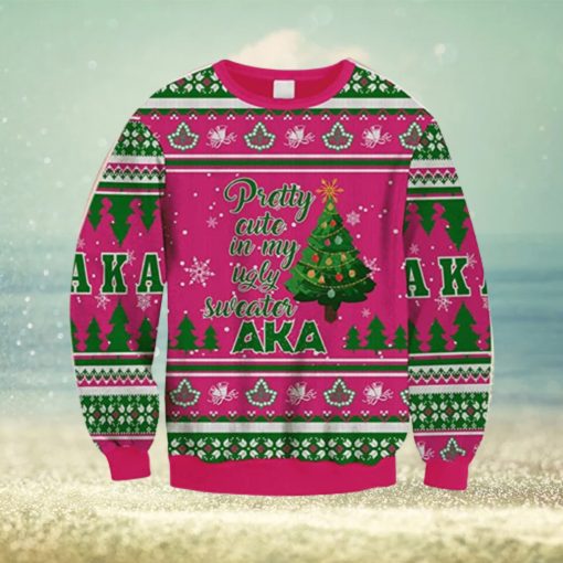 Pretty Cute In My Ugly Ugly Knitted Whiskey Christmas 3D Sweater For Men And Women