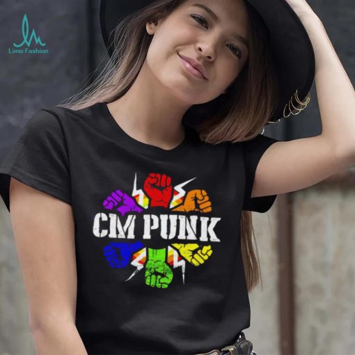 Professional Wrestler CM Punk Pride shirt