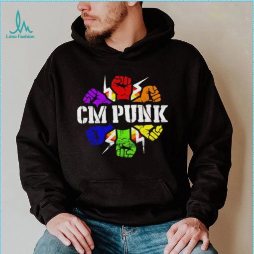 Professional Wrestler CM Punk Pride shirt