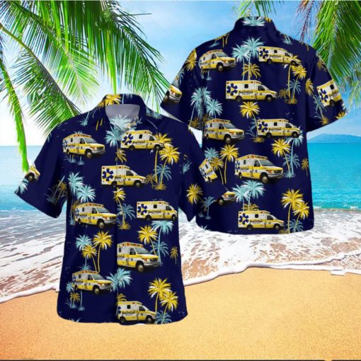 Quality Care Ambulance  Marion  Indiana 3D Hawaiian Shirt