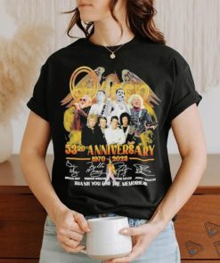 Queen Band 53rd Anniversary 1970 2023 Memories Signatures Shirt