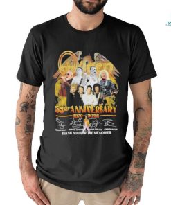 Queen Band 53rd Anniversary 1970 2023 Memories Signatures Shirt