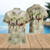 Wolf And Rose Hawaiian Shirt